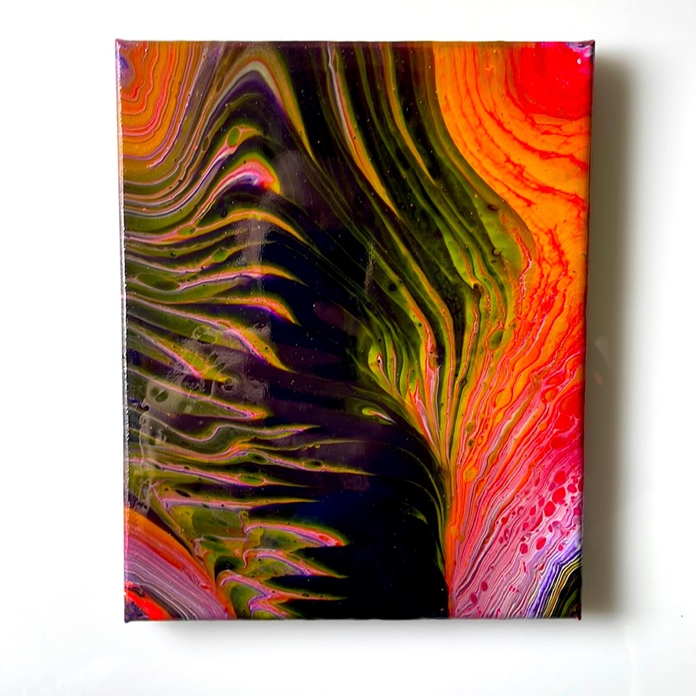 Acrylic pour painting